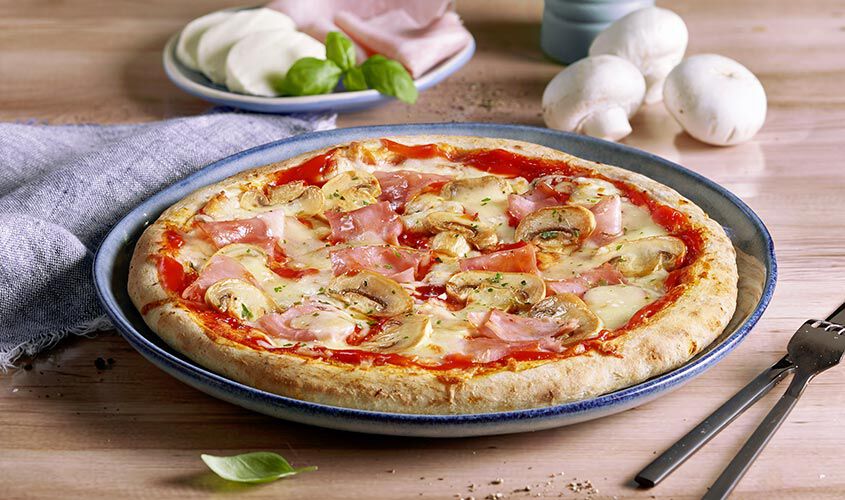 Pizzas - Pizza Prosciutto e Funghi ø ca. 26 cm