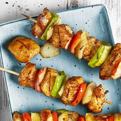 Panati / Preparati / Marinati - Brochettes de dinde, marinées