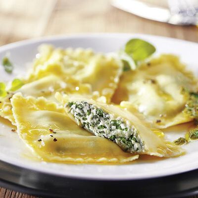 Pasta - Raviolis ricotta et &eacute;pinards