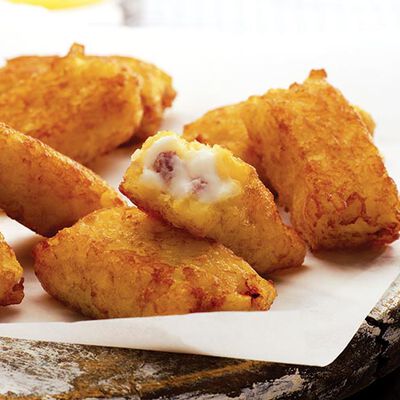 Specialit&agrave; - Bouch&eacute;es de pommes de terre au jambon et &agrave; la mozzarella