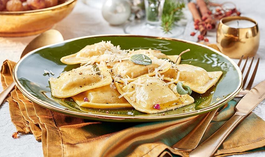 Pasta - Raviolacci mit Kastanien