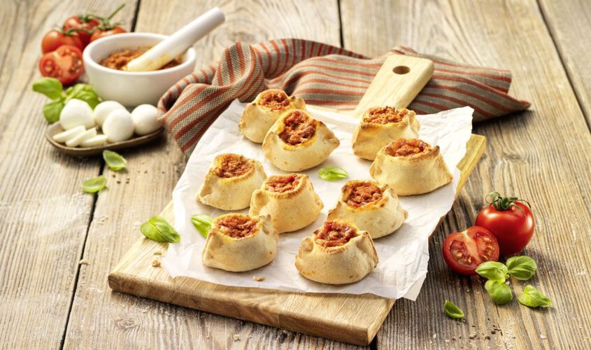 - Piccoli Pesto Rosso e Mozzarella