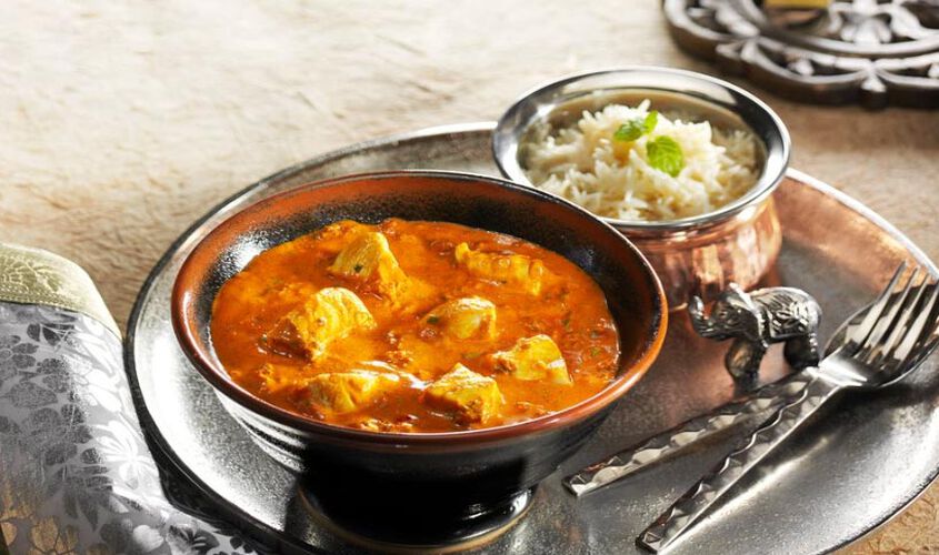 Inde - Poulet tandoori et riz basmati