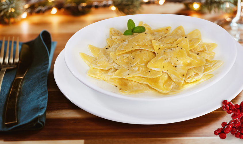 Pâtes - Pastasterne mit 4-Käse-Füllung