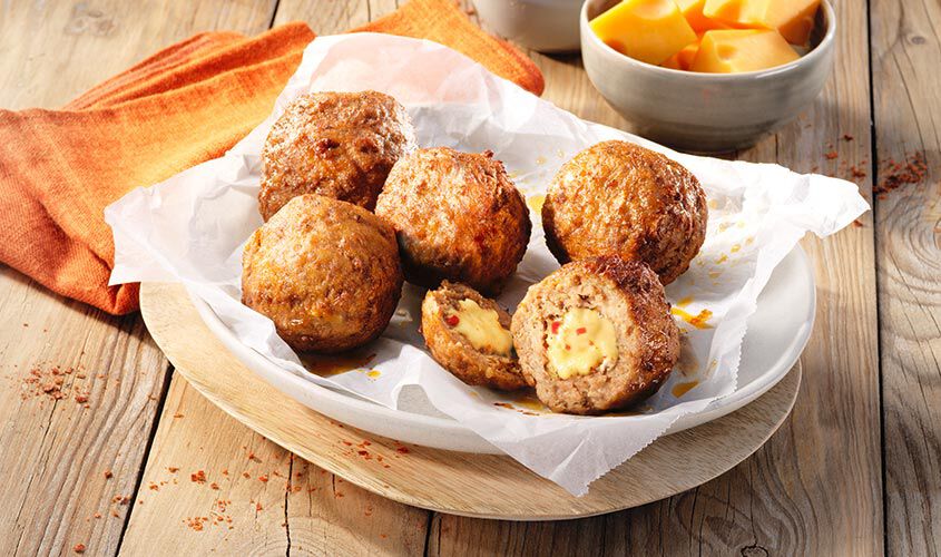 Panati / Preparati / Marinati - Boulettes de viande au fromage et jalape&ntilde;o