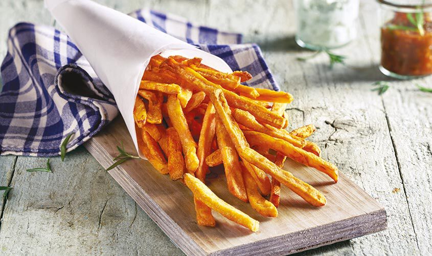 Patate Fritte - S&uuml;sskartoffel-Pommes