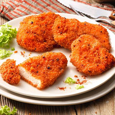 Panati / Preparati / Marinati - Mini escalopes de poulet au paprika
