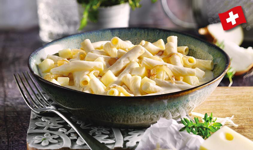 Pasta - Macaronis &agrave; la montagnarde