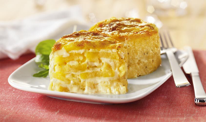 Specialit&agrave; - Mini Kartoffel-Rahm-Gratin
