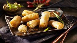 Fingerfood / Snack - Mini rouleaux de printemps v&eacute;g&eacute;tariens