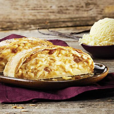 Dessert - Original Südtiroler Apfelstrudelstücke