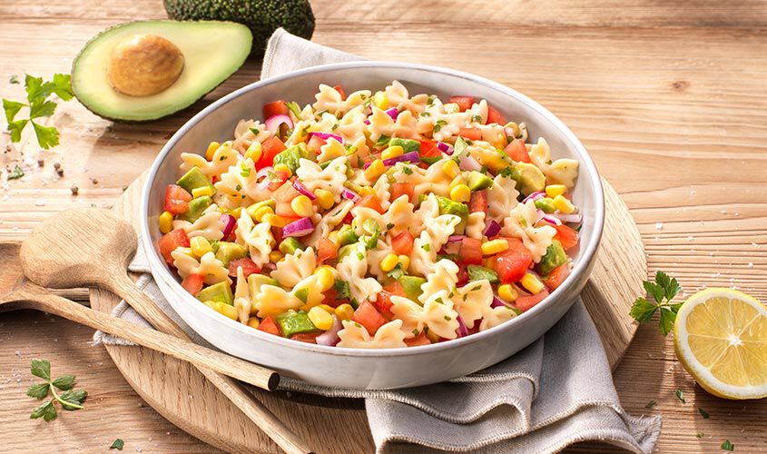 Pasta - Nudelsalat mit Avocado