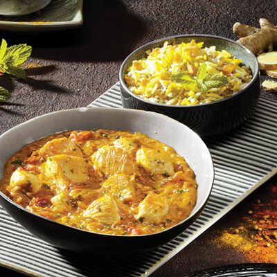 Asia - Chicken biryani et riz biryani
