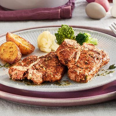 Panati / Preparati / Marinati - Mini T-Bone steaks d'agneau, marin&eacute;s