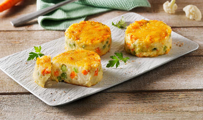 Preparate - Petits gratin&eacute;s de l&eacute;gumes