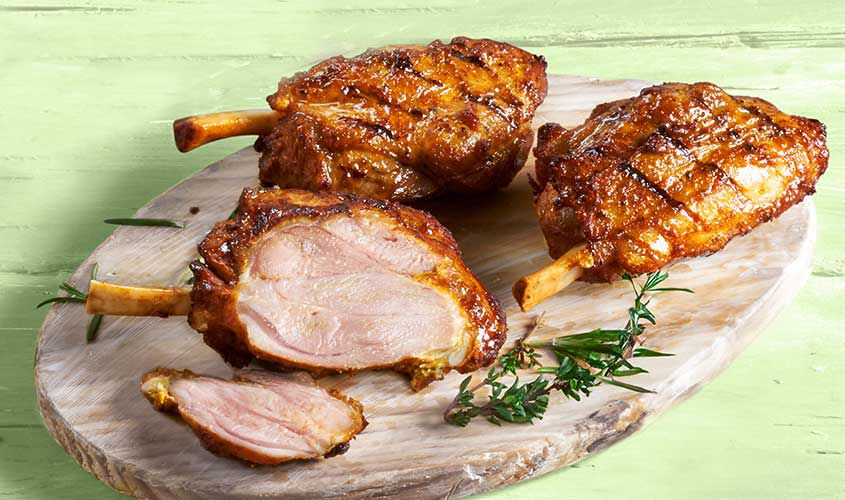 Panati / Preparati / Marinati - Petits jarrets de porc grill&eacute;s