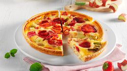 Torte / Tranci / Crostate - Erdbeer-Rhabarber Tarte &Oslash; 20 cm