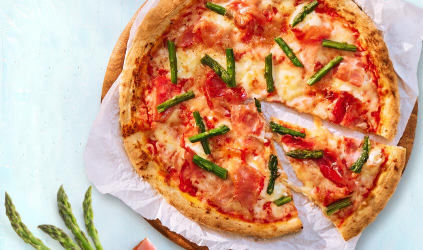 Pizze - 40% Pizza Prosciutto e Asparagi