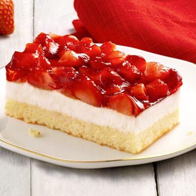 Fette / Mini Torte - Entremets aux fraises et au yaourt