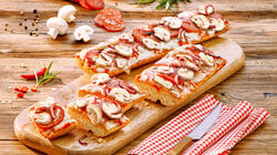 Pizze - Baguette al Salame e Funghi