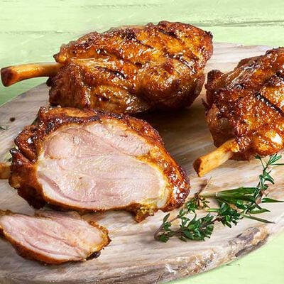 Panati / Preparati / Marinati - Petits jarrets de porc grill&eacute;s