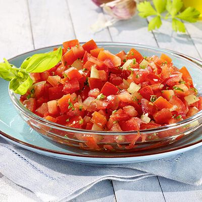 Preparate - Pomodori a Dadini alla Mediterranea