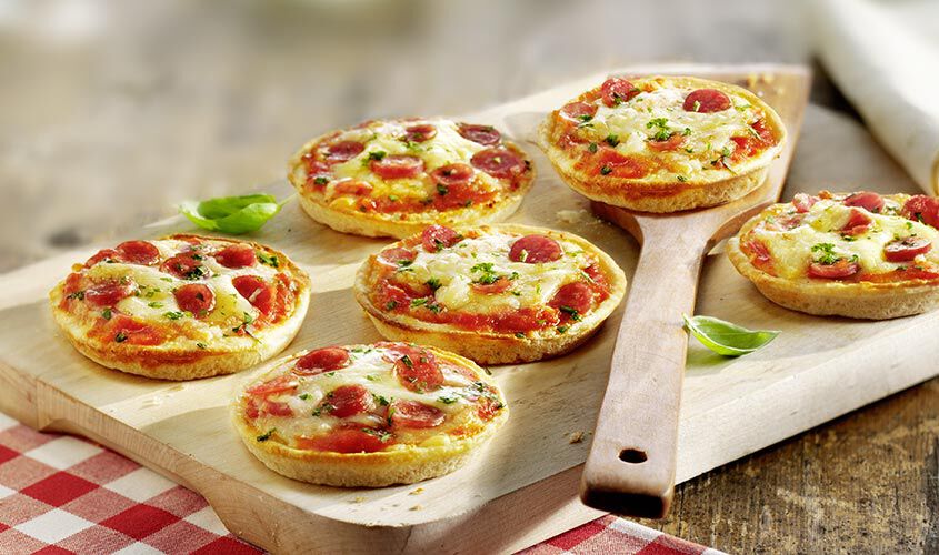Snack - Salami-Pizzettis