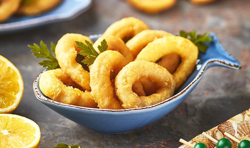 Frutti di mare - Calamares-Ringe im Teig