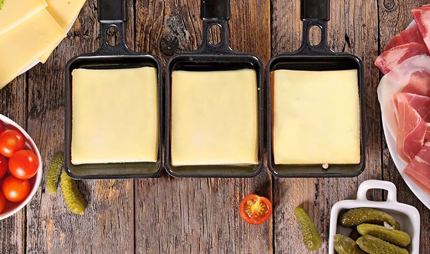 Formaggio - Formaggio Raclette Svizzero al Naturale, a Fette
