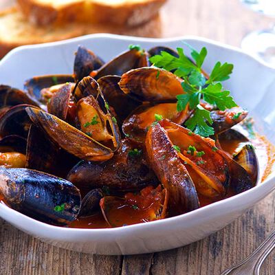 Frutti di mare - Atlantische Miesmuscheln 'alla Marinara"