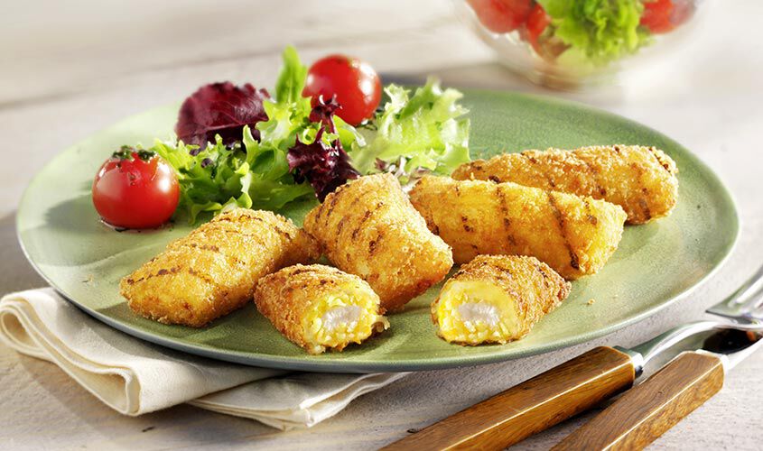 Specialit&agrave; - Grill-Kartoffeltaschen Aioli