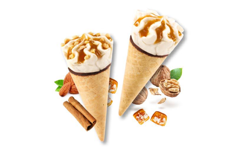 Sale - -40% Mini-cornets &agrave; la cannelle et aux noix