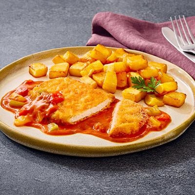 Piatti Gourmet - Peperoni-Rahmschnitzel
