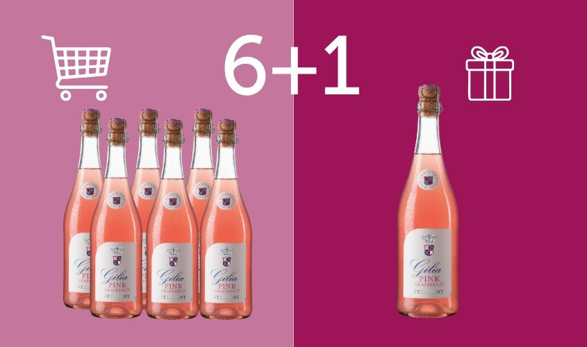 Cocktail Alcolici Aromatizzati - 6+1 Gilia Pink Pompelmo Rosa