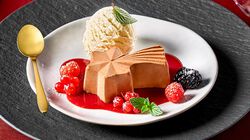 Fette / Mini Torte - Mousse au Chocolat Sternschnuppe