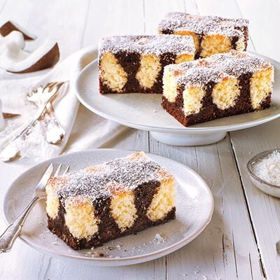 Fette / Mini Torte - Schoko-Kokos-Kuchen
