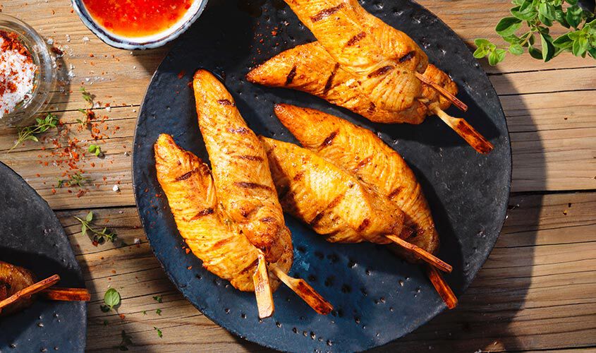 Panati / Preparati / Marinati - Brochettes de filet de poulet