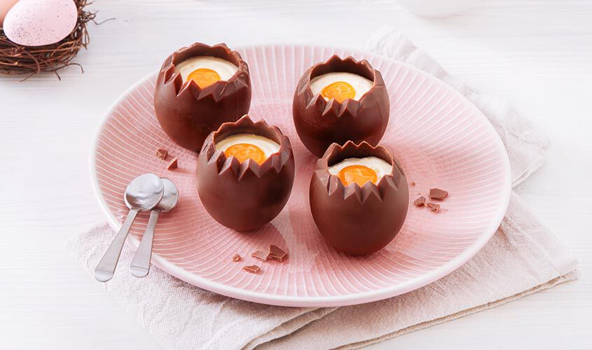 Tranci / Dessert - Uova di Pasqua con Gelato