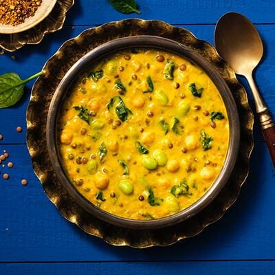 Asia - Pot&eacute;e de lentilles au curry