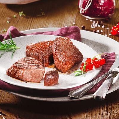 Selvaggina - Médaillons de chevreuil, marinés