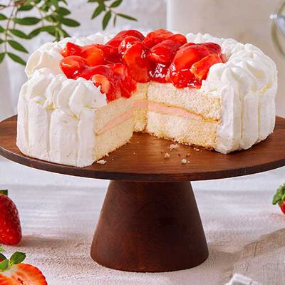 Gâteaux - Tarte aux fraises et à la crème Ø 17 cm