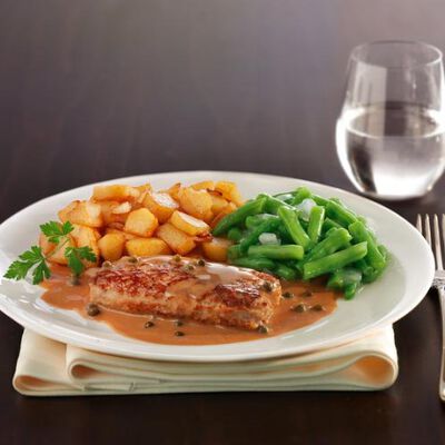 Piatti Gourmet - Rôti haché dans une sauce crémeuse au poivre