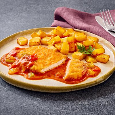Piatti Gourmet - Peperoni-Rahmschnitzel