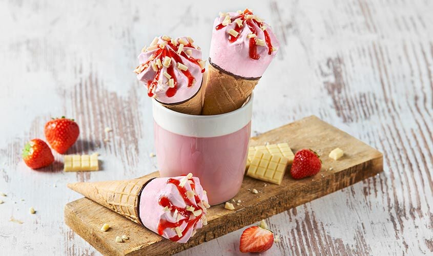 Coni - Cornets fraise
