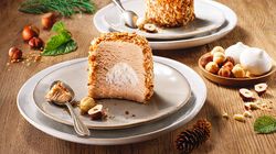 Tranci / Dessert - Haselnuss-Glacekuppel