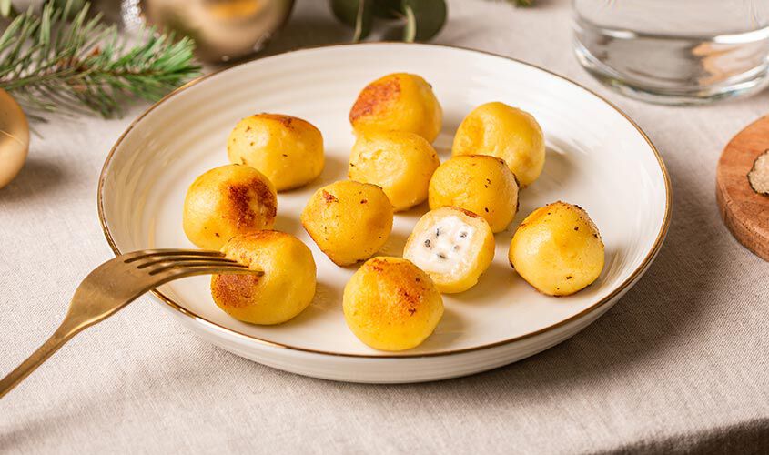 Pasta - Gnocchi gef&uuml;llt mit Mascarpone und Tr&uuml;ffel