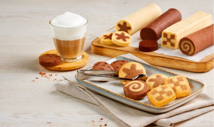Pâtisseries - Buttermürbeteig-Stangen