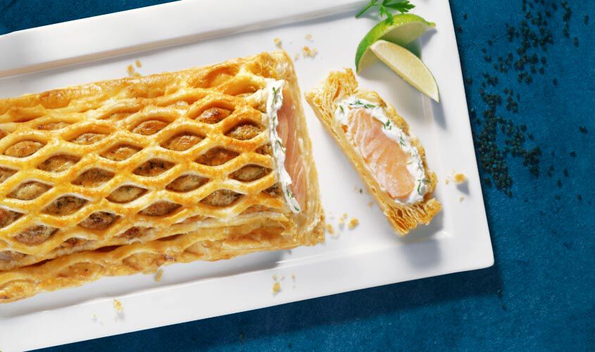 Panati / Preparati - 40% Filetto di Salmone in Pasta Sfoglia