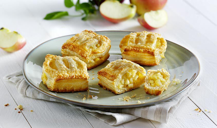 Fette / Mini Torte - Mini Apfeltaschen