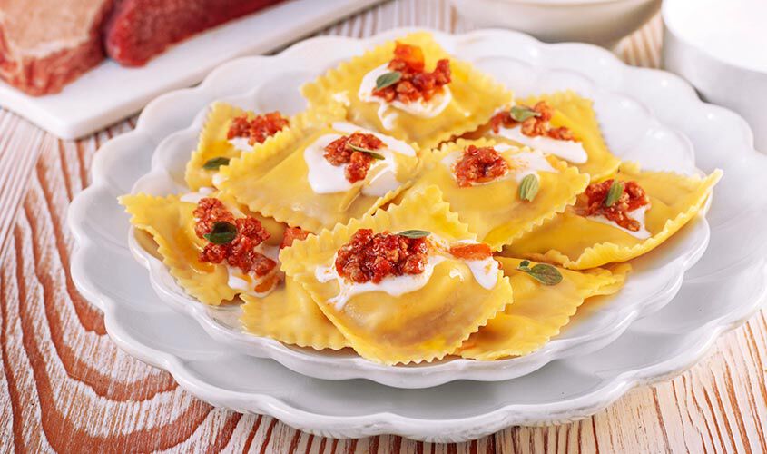 Antipasti / Aperitivi - Ravioli "Lasagne"